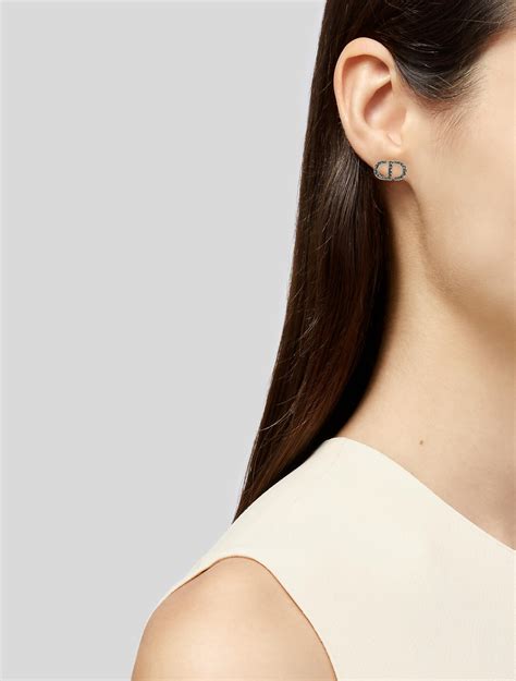 dior petite cd earrings|Dior look alike earrings.